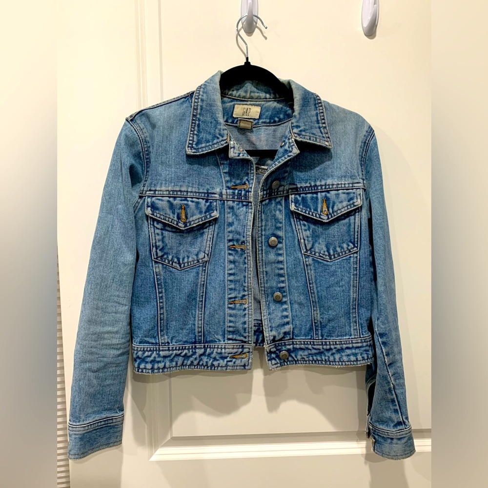 Vintage GAP Cropped Jean Jacket